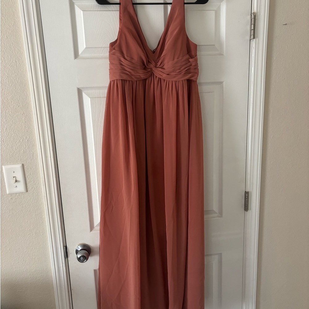 Azazie Bridesmaid Dress Auburn